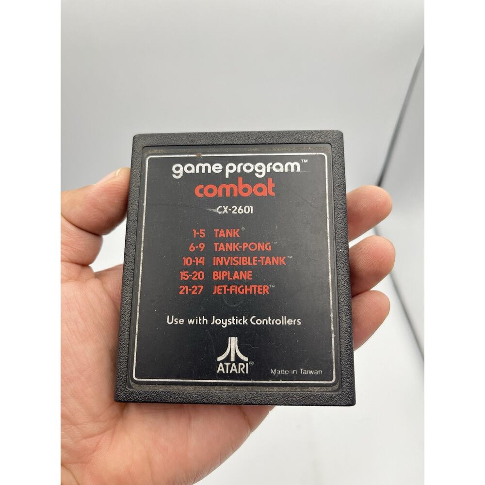 Atari Game Program Combat cx-2601 Vintage Videogames